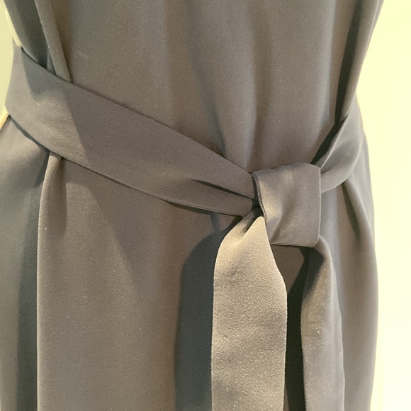 Ann Taylor colorblock navy cream belted dress S - Picture 7 of 15